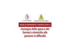 Consegna della spesa e dei farmaci a domicilio alle persone in difficoltà  
